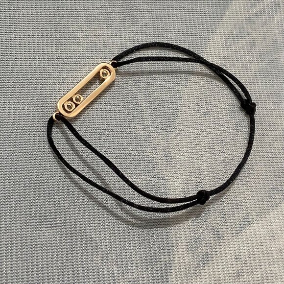 Messika Triple Diamond Slider Bracelet - Picture 4 of 5